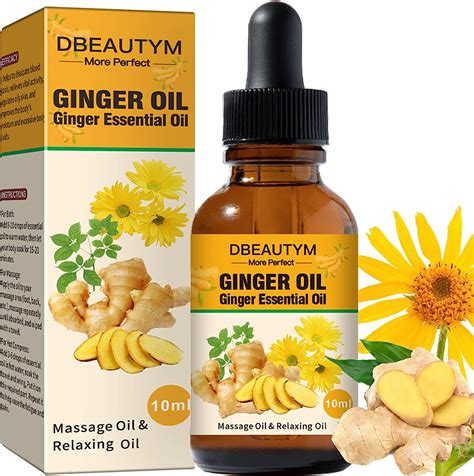 Ginger Oil Lymphatic Drainage Massage Oil Belly Drainage
