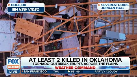 Drone Video Shows Tornado Damage In Cole Ok Tornado Unmanned Aerial
