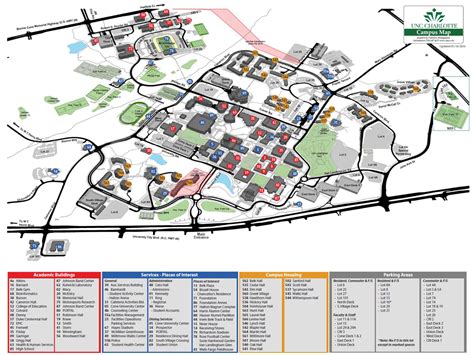 Uncc Campus Map Cyndiimenna