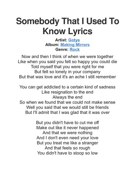 For All We Know Lyrics
