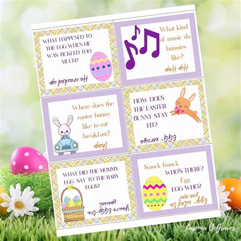 Free Printable Easter Lunch Box Jokes Lasonia B Graves