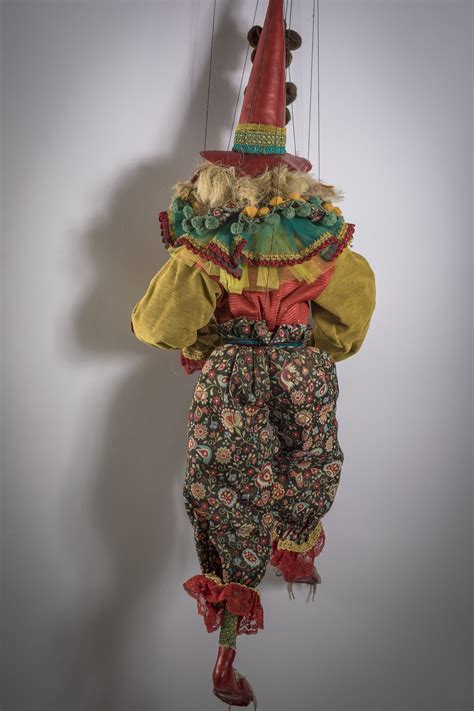 Clown Marionette Puppet Handmade Made In Greece Worldwide Shipping