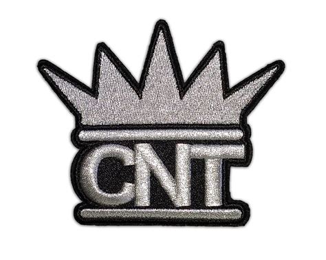 Cnt Embroidered Silver Logo Patch Rittz Official Store