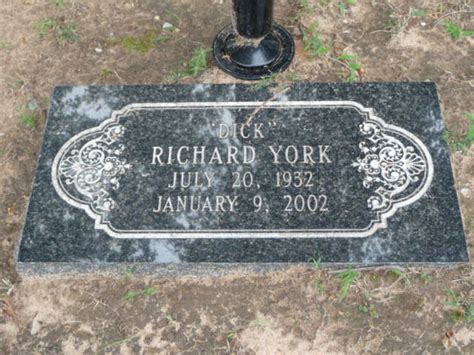 Richard “dick” York 1932 2002 Find A Grave Memorial