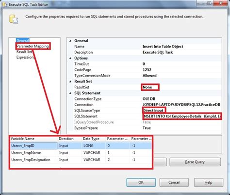 Microsoft SQL Server Knowledge Bank SSIS Passing Table Variable Into Stored Procedure