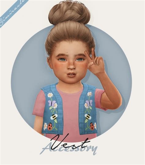 Vest For Kids And Toddlers At Simiracle Sims 4 Updates