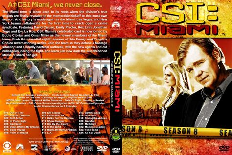 CSI Miami Season 8 TV DVD Custom Covers CSI Miami S8 DVD Covers