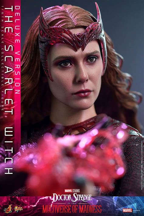 hot toys the scarlet witch deluxe version doctor strange in the multiverse of madness movie