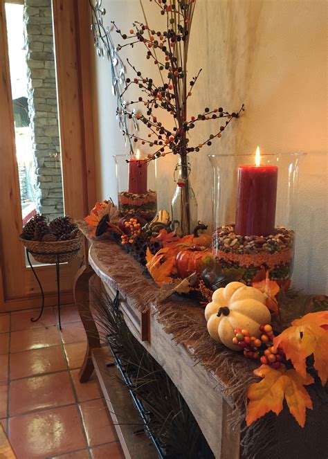 This hanging decor will surely fill any vacan DIY FALL ENTRY TABLE DECOR Inspired by Pottery Barn and ...