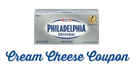 Philadelphia Cream Cheese Coupon 125 Per Block Southern Savers