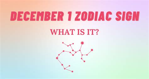December 1 Zodiac Sign Explained So Syncd
