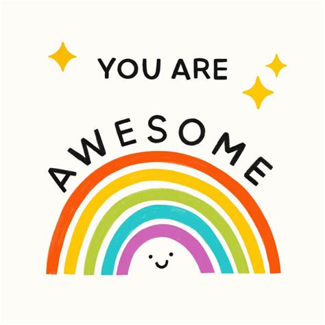 You Are Awesome Card Boomf
