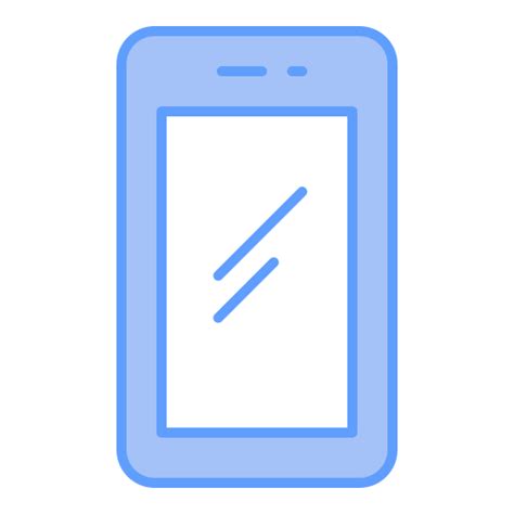 Cell Phone Generic Blue Icon