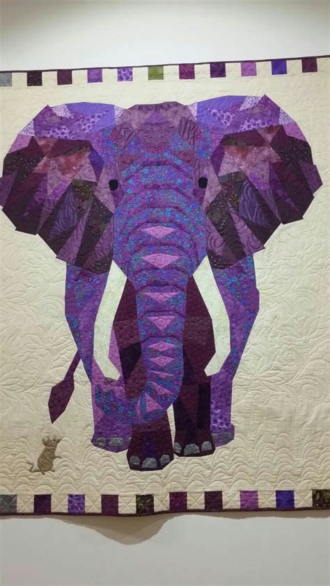 Pin By Linda On Quilts Ideas Elephant Quilt Animal Quilts Elephant