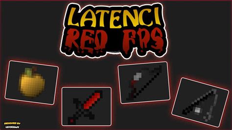 Minecraft Pvp Texture Pack Latenci Red Fpsbluedeww 50k