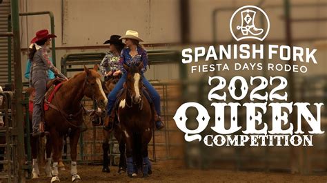 2022 Fiesta Days Rodeo Queen Competition Youtube