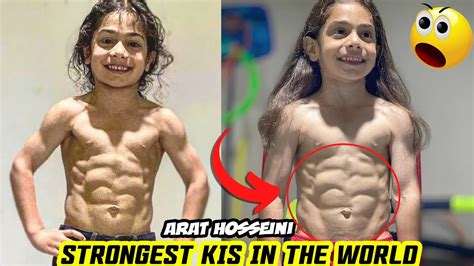 Strongest Kid In The World With Six Pack Abs L Arat Hosseini L 6 Years