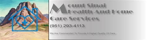 MT. SINAI HEALTH AND HOME SERVICES