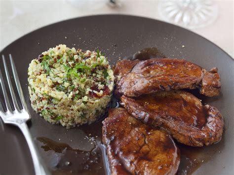 Grenadin de veau au vinaigre balsamique et au miel Recette de
