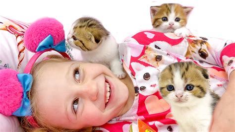 Nastya Learns How To Foster A Kittens Cat World News