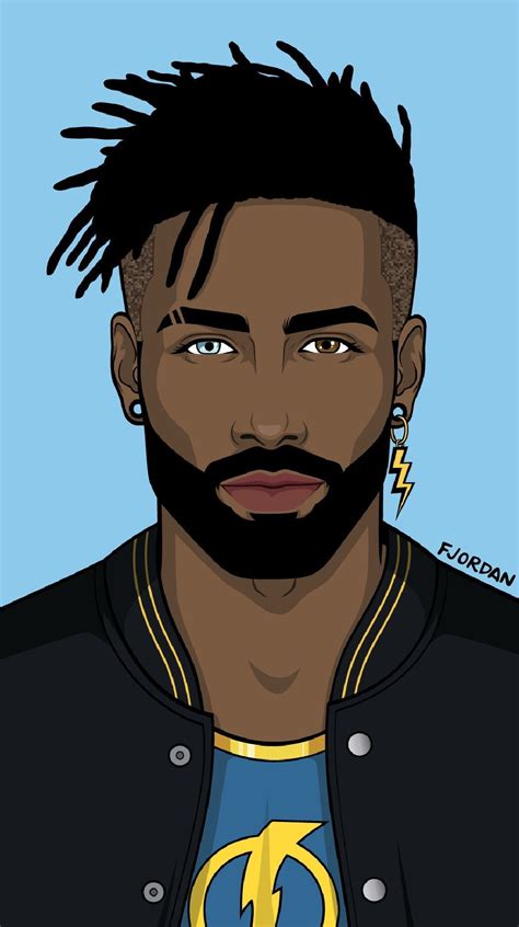 Hey where's a good place to have a anime portrait done? Male Black Man Cartoon Drawing