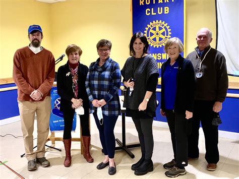 Brunswick Rotary Club Honors Four Members With Prestigious Paul Harris