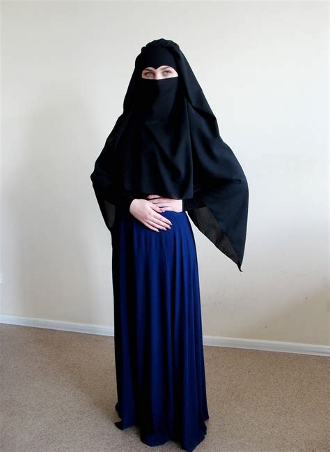 Schwarze Volle Niqab Traditionelle Niqab Schwarze Burka Etsyde
