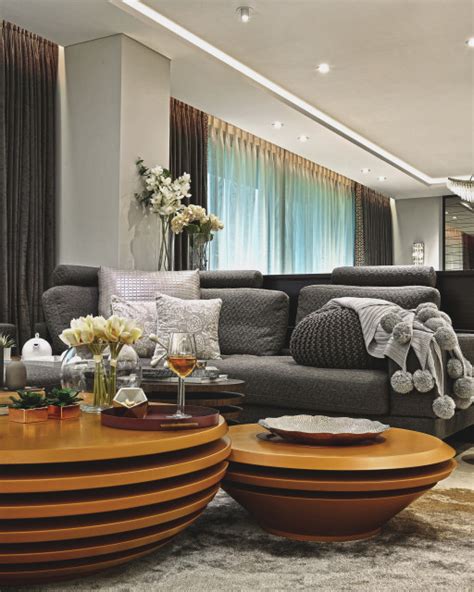 An Abode With An Elegant Splurge Contemporary Living Room Mumbai