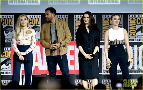Full Sized Photo Of Scarlett Johansson Black Widow Marvel Comic Con 22