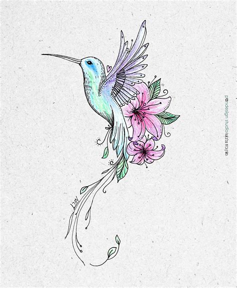 Hummingbird Draw On Behance