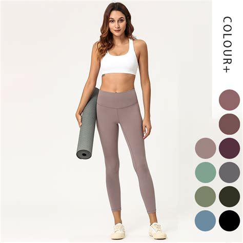 Buy Quality Women S Yoga Pants Fitness Sports Nude Brushed High Waist
