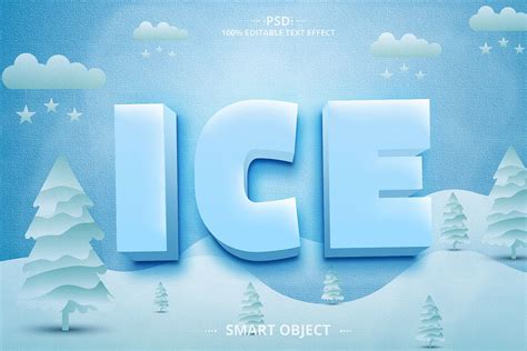 Ice Best Text Effect Design Graphic By Lsvect · Creative Fabrica