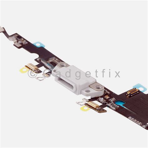 Two apple experts explain what to do when your iphone charging port is loose. Gray USB Lightning Charging Port Dock Flex Cable ...