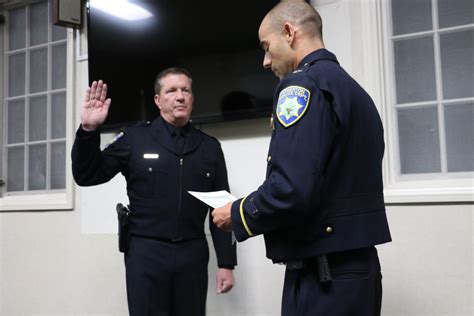 Atherton Police Department Swears In A New Sergeant The Mercury News