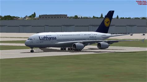 Lufthansa Airbus A380 800 Fsx Mod Youtube