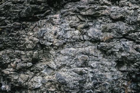 Surface Of The Cave Rock Wall Stock Image Image Of Black Antique