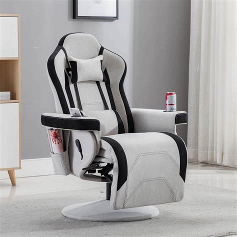 Gaming Recliner Best Reclining Gaming Chair Racing Style With Cup Hol