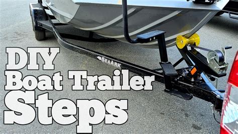 Boat trailer, how to take the stress out of boat launching and recovery. How To Build Boat Trailer Steps - YouTube