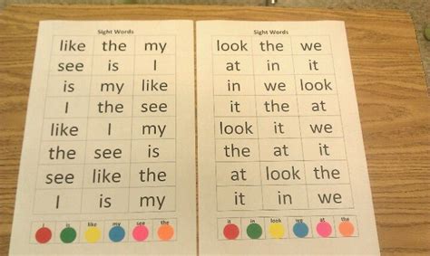 How To Teach My 4 Year Old Sight Words Brenda Baileys Kindergarten