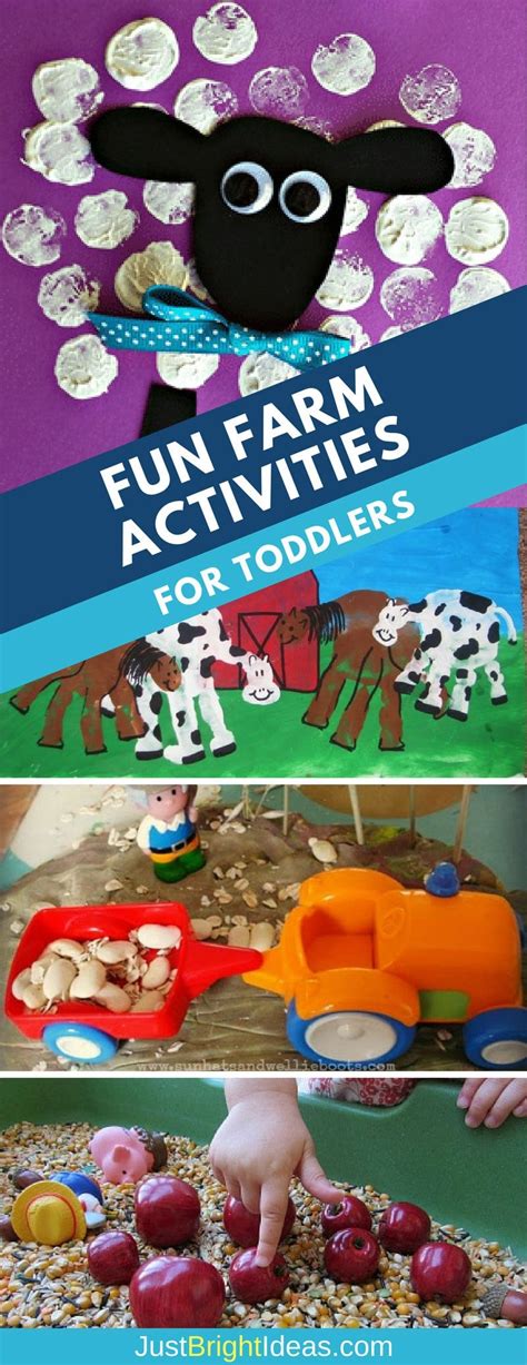 Farm animal activities for kids. 12 Farm Activities for Toddlers to Have Fun With | Farm ...