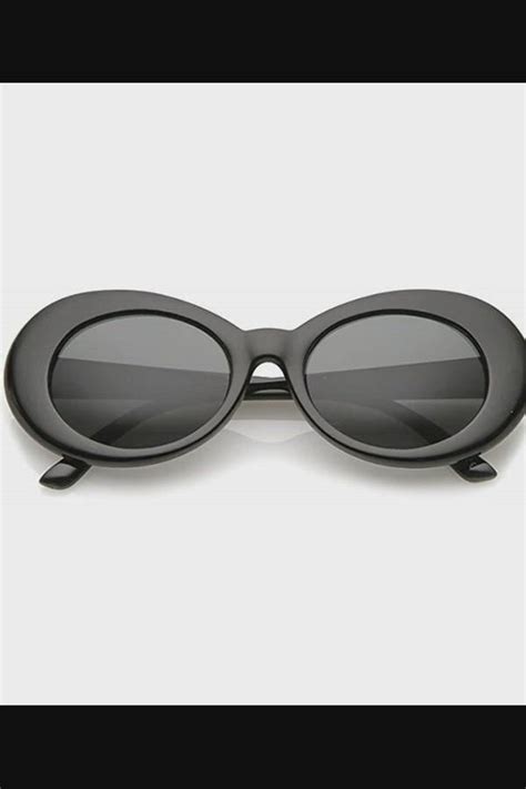 Clout Goggles Sunglasses For Women Men Bold Retro Oval Round Lens
