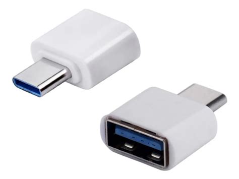 Adaptador Metalico Otg A Usb Tipo C Telefonos Tablets Jpsystems