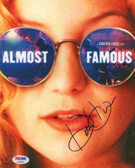 Kate Hudson Signed Almost Famous 8x10 Photo PSA COA Pristine Auction