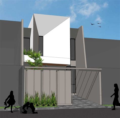 Desain rumah dengan garasi dan carport. View Tampak Depan Rumah Minimalis 2 Lantai Type 36 ...