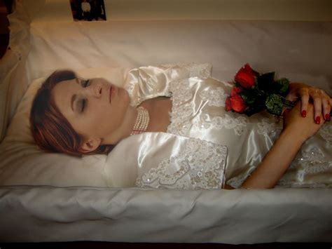 Ate gelet s funeral beautiful in white westlife. Woman in her open casket at a fantasy funeral. | Dead ...