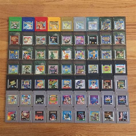 Gameboy Color Games Pokemon Mario Zelda Tmnt Kirby Pacman