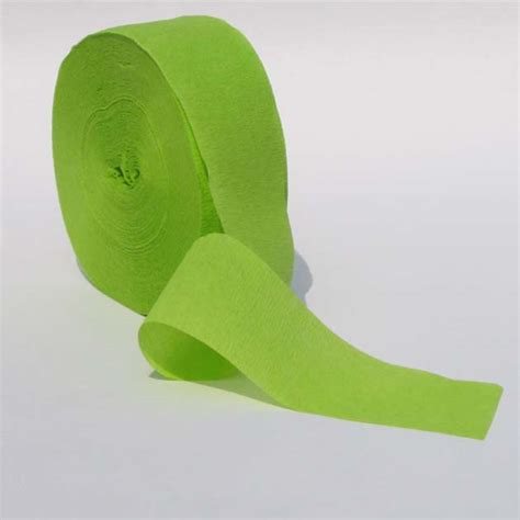Light Green Crepe Paper Streamers 150 Long Crepe Paper Store
