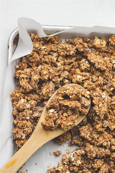 Chunky And Crunchy Homemade Granola Pure And Plant Based