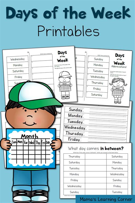 Free Printable Days Of The Week Printable Word Searches