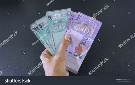 Malaysia Currency Myr Stacking Ringgit Malaysia Stock Photo 1540300223